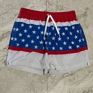 Chubbies The Uncle Sammies Men's Medium 5.5” Classic Swim Trunks Patriotic USA